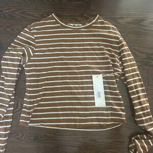 AMO Long sleeve babe tee striped